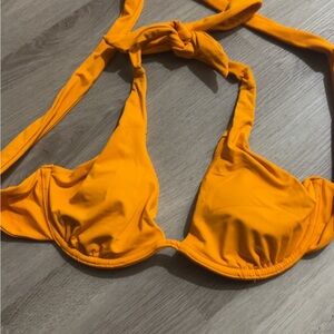 Victoria's Secret Bright Orange Bikini Top
